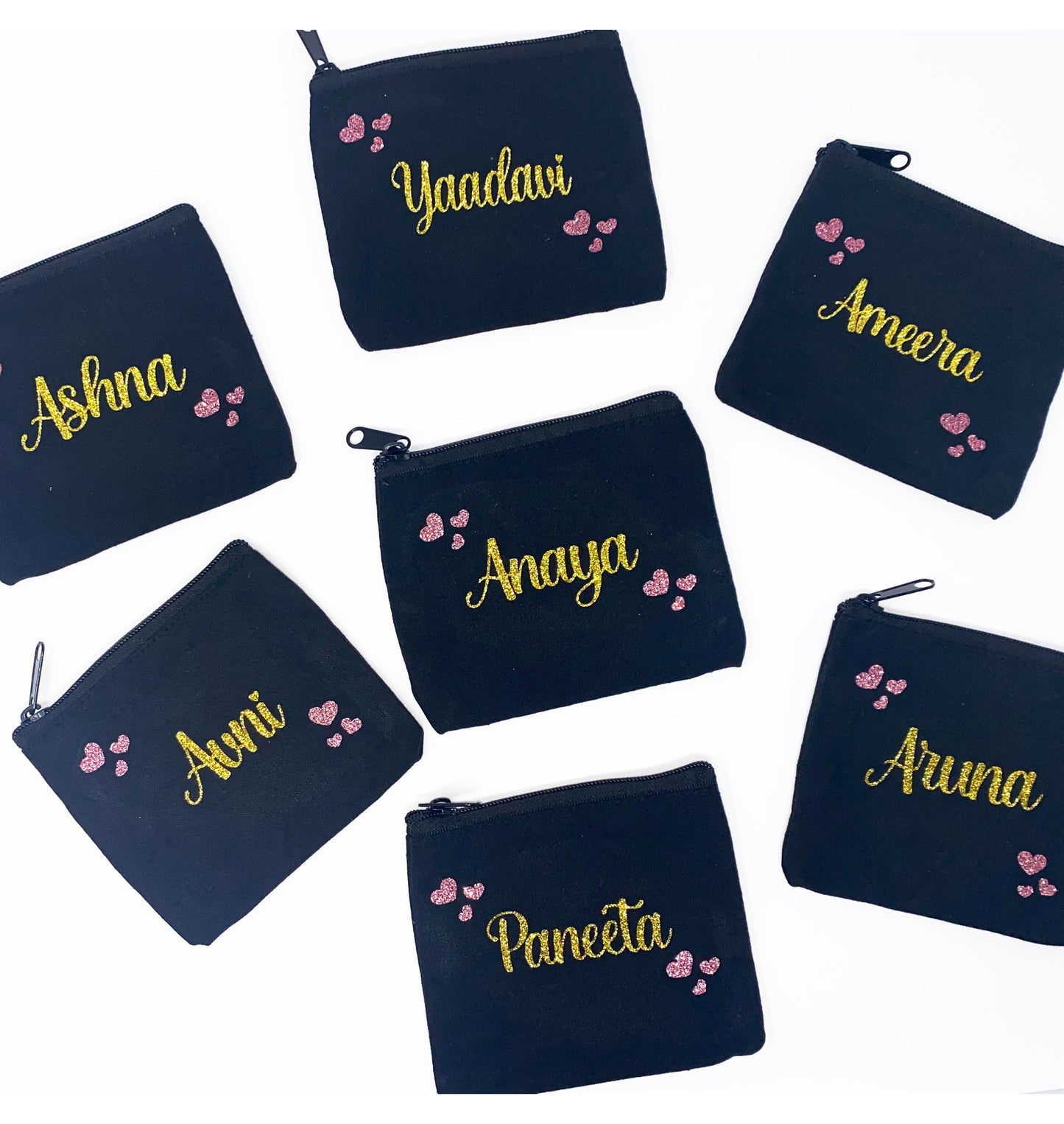 Black Canvas Purses