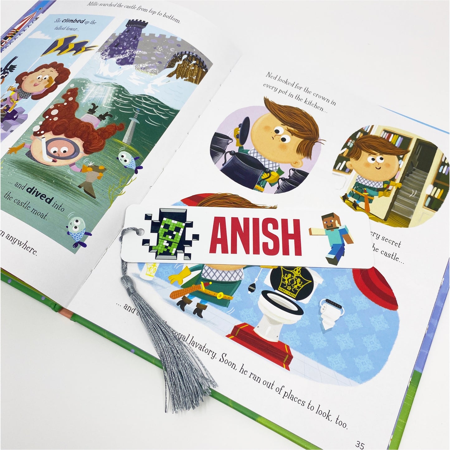 Kids Personalize Bookmark