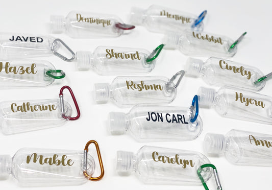 Sanitizer Bottle With Name