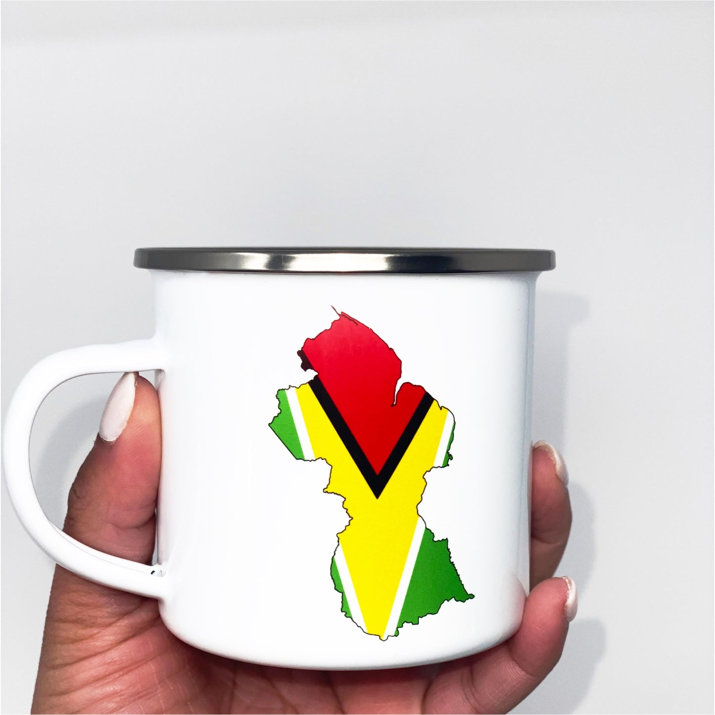 Guyana Enamel Mug