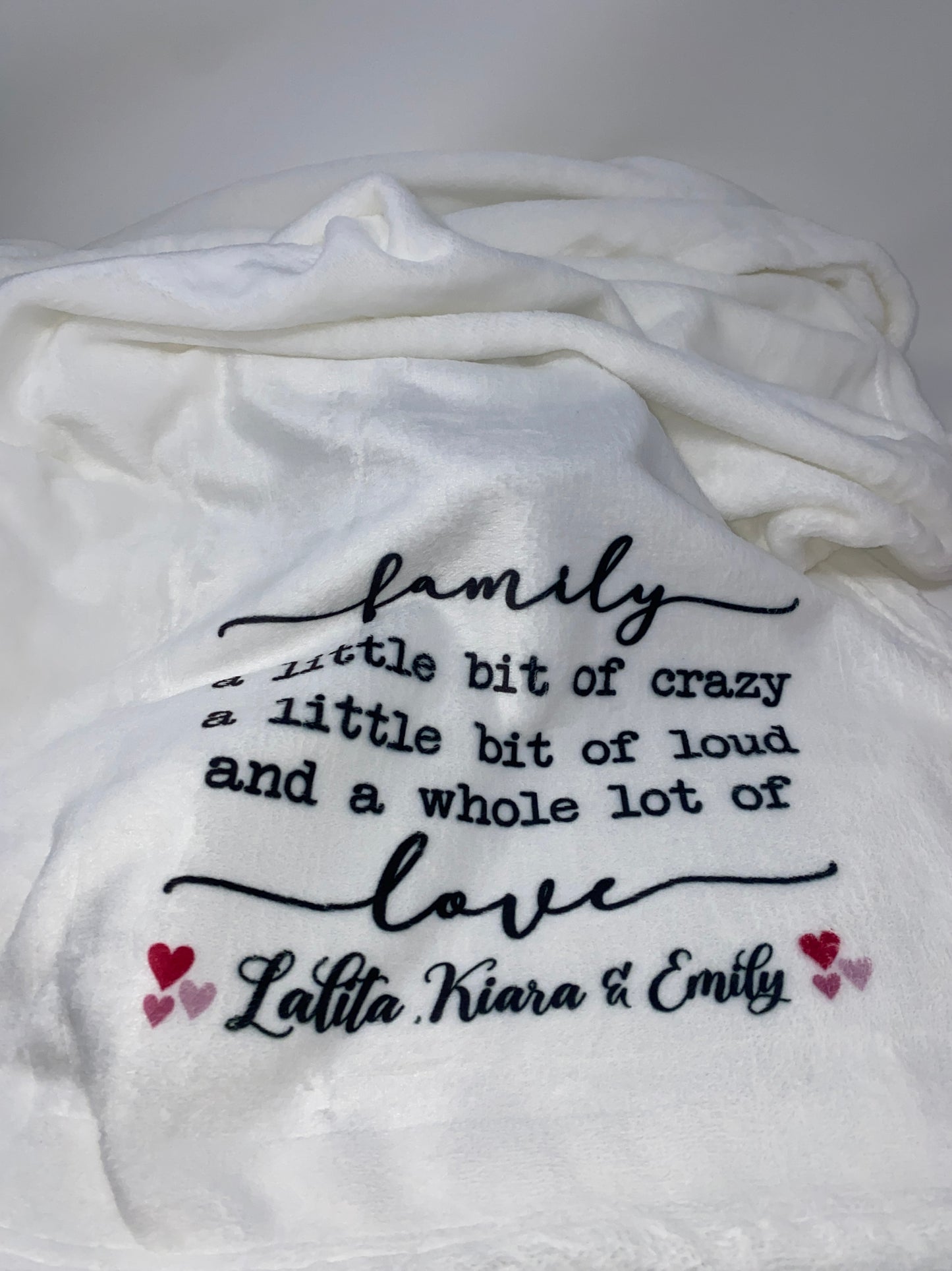 Family Throw Blanket