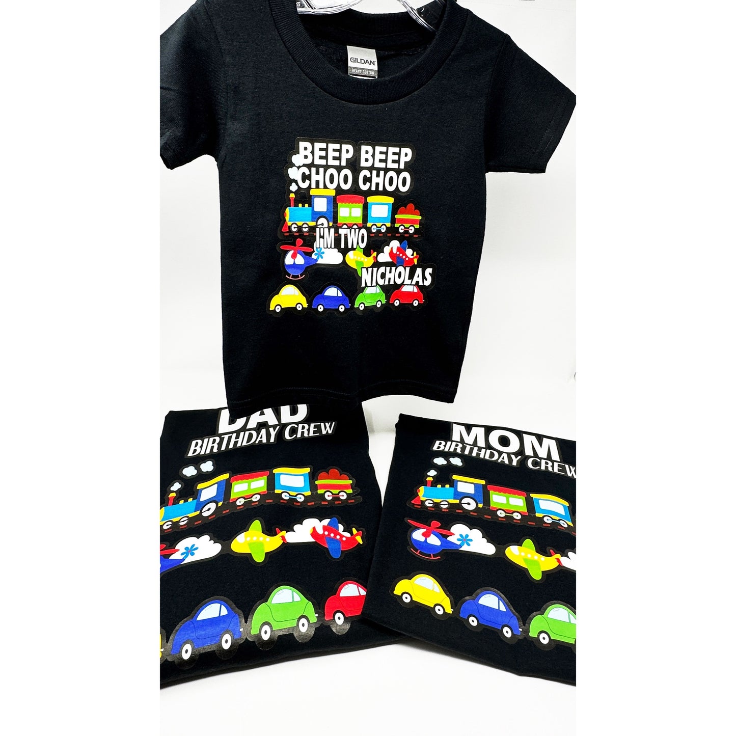 Choo Choo Train Family Birthday T-shirts