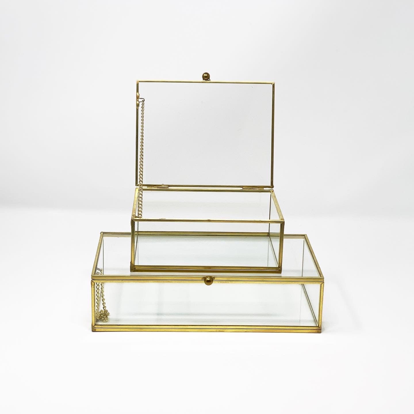 Gold Trim Jewelry Box