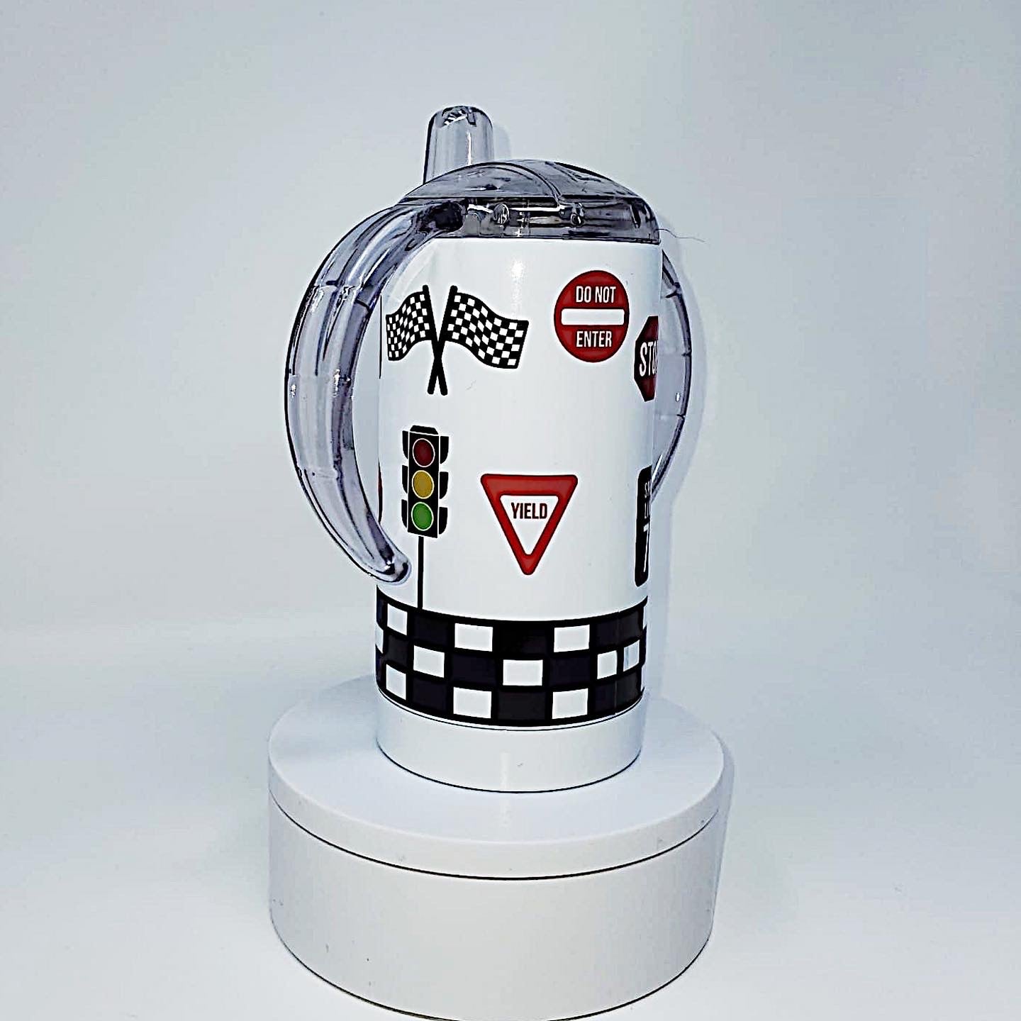 Car Race Sippy Cup With Name