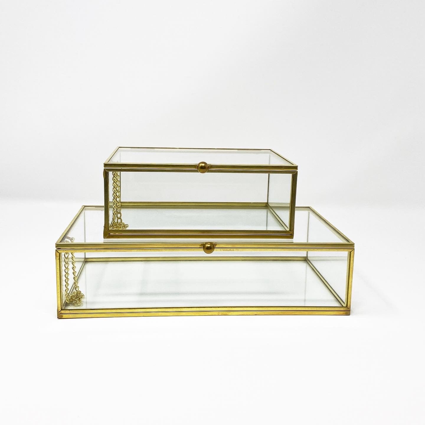 Gold Trim Jewelry Box