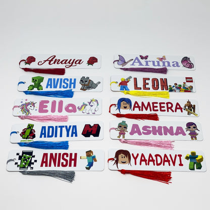 Kids Personalize Bookmark