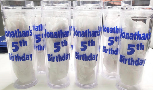 5th Birthday Clear Tumbler
