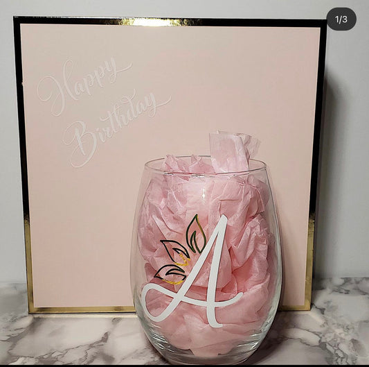 Stemless Wine Glass