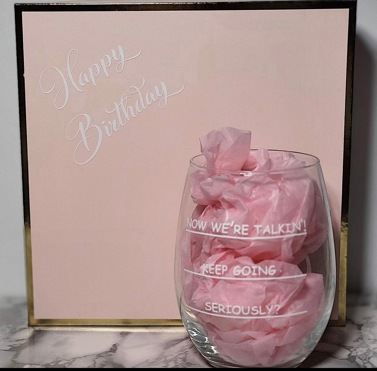 Stemless Wine Glass