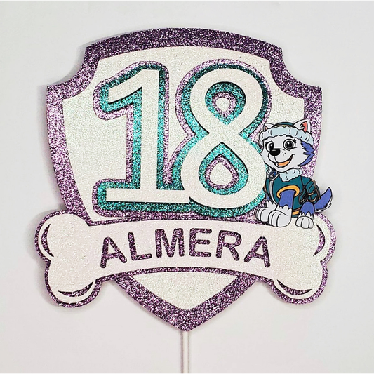 3D Paw Patrol Cake Topper