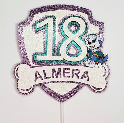 3D Paw Patrol Cake Topper