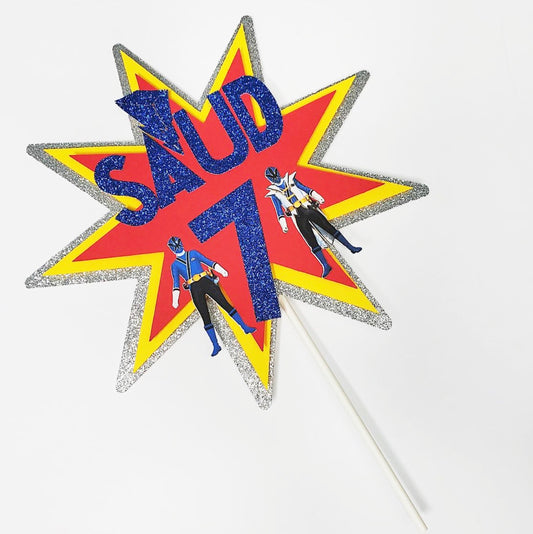 Power Ranger Cake Topper
