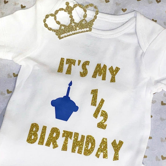 1/2 Birthday Onesie
