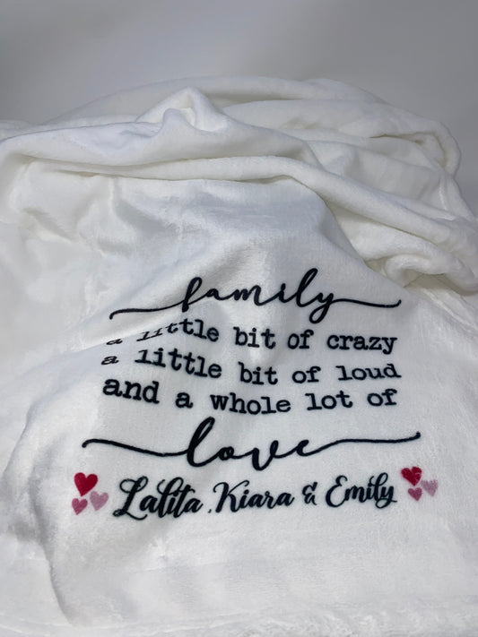 Family Throw Blanket